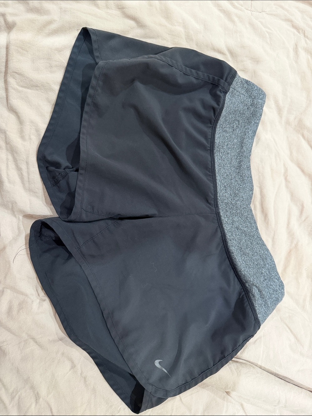 Nike shorts with Gray Heather Waistband